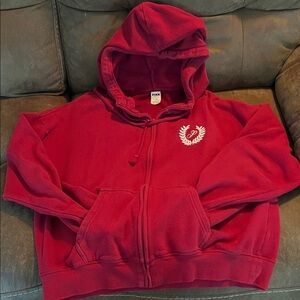 PINK Victoria's Secret Red Hoodie Sweater
